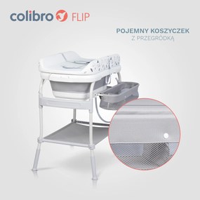Detský skladací prebaľovací pult s vaničkou Colibro FLIP
