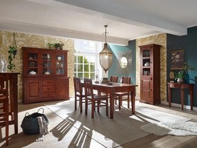 furniture-nabytek.cz - Masívny toaletný stolík Catana z borovicového dreva, hnedý, lakovaný – 120×35×76 cm