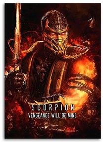 Gario Obraz na plátne Hra Mortal Kombat Postava Scorpion - SyanArt Rozmery: 40 x 60 cm