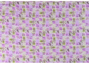 Bavlnené obliečky LEVANDUĽA fialové hotelové vrecko Rozmer obliečky: 70 x 90 cm | 140 x 200 cm