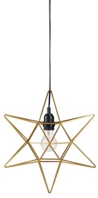 Markslöjd 705298 - Vianočná dekorácia CONTOUR 1xE27/40W/230V zlatá