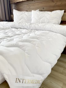 Set vankúša a paplóna Aloe Vera – luxusný komfort, antialergický, slovenská výroba, doprava zadarmo Veľkosť: 100x135/40x60 cm