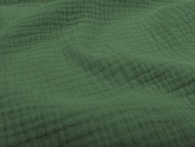 Biante Mušelínová obliečka na vankúš MSN-011 Lesná zelená 50 x 60 cm