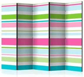 Artgeist Paraván - Bright stripes [Room Dividers]