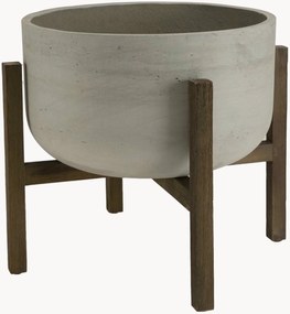 Záhradný obal na kvetináč s akáciovým stojanom Hector