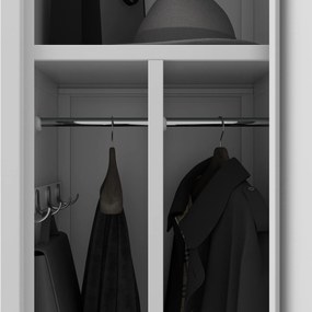 Kovová pracovná skriňa KACPER 1 Plus 400 x 1800 x 500 mm