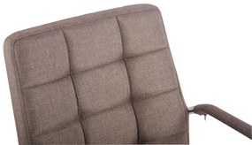 Kancelárska stolička Deli - látka - Sivo-hnedá (Taupe)