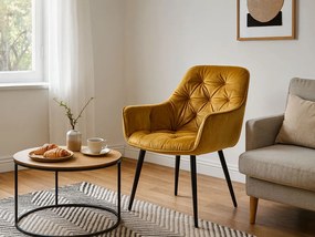 CH Jedálenská stolička Kelly - horčicová