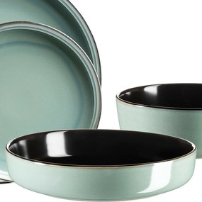 Mäser 10-dielna jedálenská súprava ALENIA, zelená