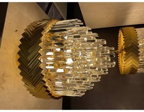 Zuma Line 23910/9 - Luster na reťazi LYON 9xE14/40W/230V zlatá