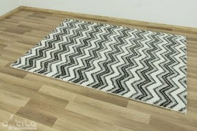 Koberec Onyx 5172 Cik cak bielý