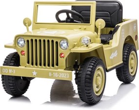 LEAN CARS JH-103 Khaki 4x4 batériové auto