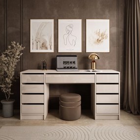 PISACÍ STÔL JULIETTA KAŠMÍR LESKLÝ