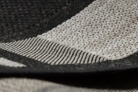 Koberec Floorlux sizal 20195 Čierno/Strieborný