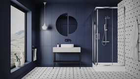 Laveo Desna, štvrťkruhová sprchová vanička 80x80x16 cm, biela, LAV-JBD_686Z