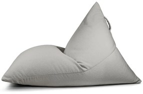 Svetlosivý sedací vak z textílie buklé Razzmatazz – SLOWDOWN