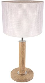 Spot-Light 7017400511528 - Stolová lampa BENITA 1xE27/60W/230V dub