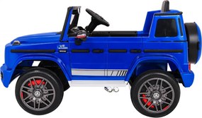 Ramiz Mercedes AMG G63 pre deti Modrá farba + diaľkové ovládanie