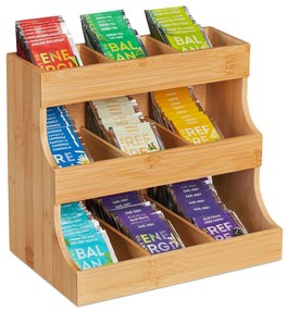 Bambusová krabička na čaj s 9 priehradkami RD47490 | Stojan na čaj