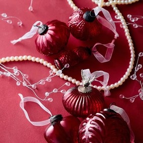 Závesná vianočná dekorácia INDIS červená 712241