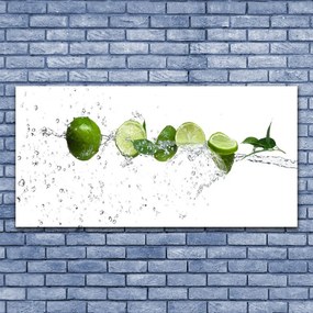 Obraz plexi Limetka voda kuchyňa 120x60 cm