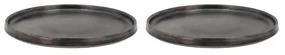 Čierne dezertné taniere v súprave 2 ks ø 20.8 cm Fjord - Villa Collection