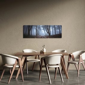Obraz - Za daždivého dňa (s hodinami) (90x30 cm)