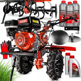 Mocná Kultivátor Venom Motor 270CC Stabilizačné Taniere Divoké