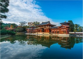 Obraz - Chrám Byodo-in, Japonsko (70x50 cm)