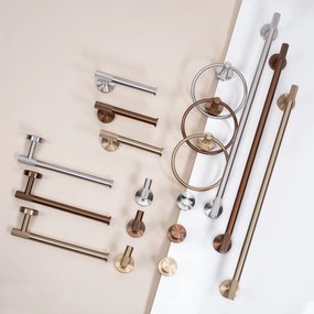 Rea Modern, kúpeľňový vešiak na uterák 26,5cm, 6610a, zlatá matná, REA-98015