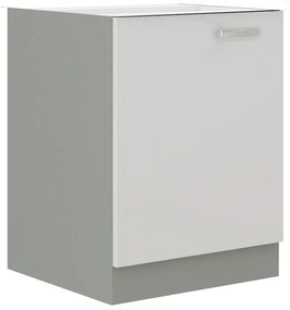 Kuchynská linka Bianka 350 cm - sivá / biely lesk