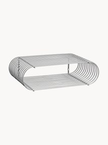 Kovová nástenná polica Curva, Š 40 cm