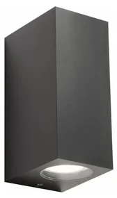 Redo 90152 - Vonkajšie nástenné svietidlo PUNTA 2xGU10/7W/230V IP44 UN0477