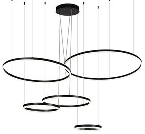 LED Stmievateľný luster na lanku LED/220W/230V 3000-6500K + diaľkové ovládanie