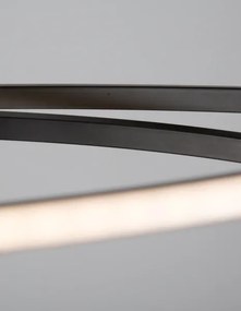 LED stropné svietidlo Viareggio 60 čierne