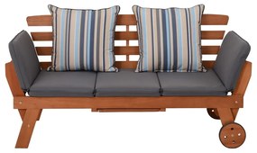 Hnedá drevená záhradná lavica Rincon – Garden Pleasure