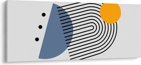 Obraz - Minimalistická abstrakcia N⁰2 (120x50 cm)