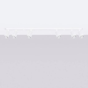 Biele bodové svietidlo 6,5x117 cm Gleam – Sollux