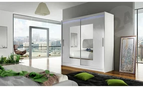 Skriňa London VII, Farby: kašmír, Osvetlenie: osvetlenie LED RGB - farebné