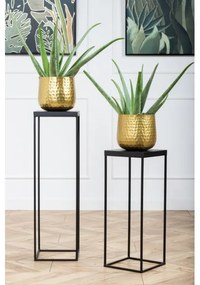 Stojan na kvety BASICLOFT 60x24 čierna