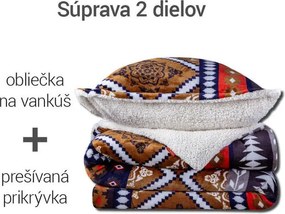 Prešívaná baránková súprava AZTÉK 2 ks