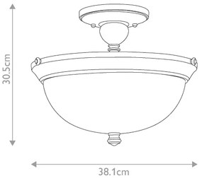Hinkley HK-MAYFLOWER-SF - Prisadený luster MAYFLOWER 3xE27/60W/230V