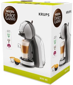 Kapsulový kávovar KRUPS Nescafé Dolce Gusto Mini Me KP123B10 Arkticky šedý/Čierny