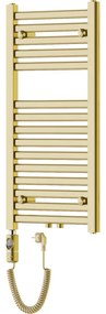Mexen Hades, elektrické vykurovacie teleso 800 x 400 mm, 300 W, zlatá lesklá, W104-0800-400-2300-50