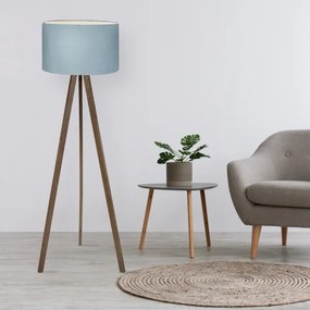 Stojacia lampa AYD 1xE27/40W/230V hnedá/modrá