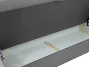 Manželská posteľ 180 cm Gunzy (modrá) (s roštom a matracom) (s úl. priestorom). Vlastná spoľahlivá doprava až k Vám domov. 1104338
