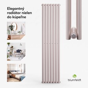 Blumfeldt Tallheo, 41 x 180, radiátor, kúpeľňový radiátor, rúrkový radiátor, 1435 W, teplovodný, 1/2