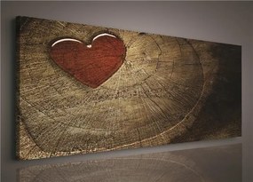 Obraz na stenu srdcia 145 x 45 cm