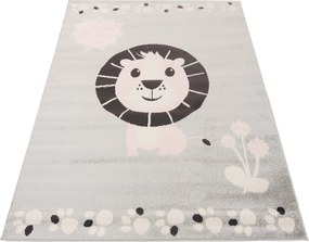 TA Koberec H319A ŠEDÁ/BIELA HAPPY FBA Rozmer: 160x220 cm