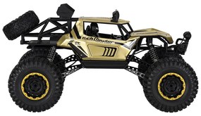 KIK RC Rock Crawler auto na diaľkové ovládanie 1:8, 4x4, zlaté